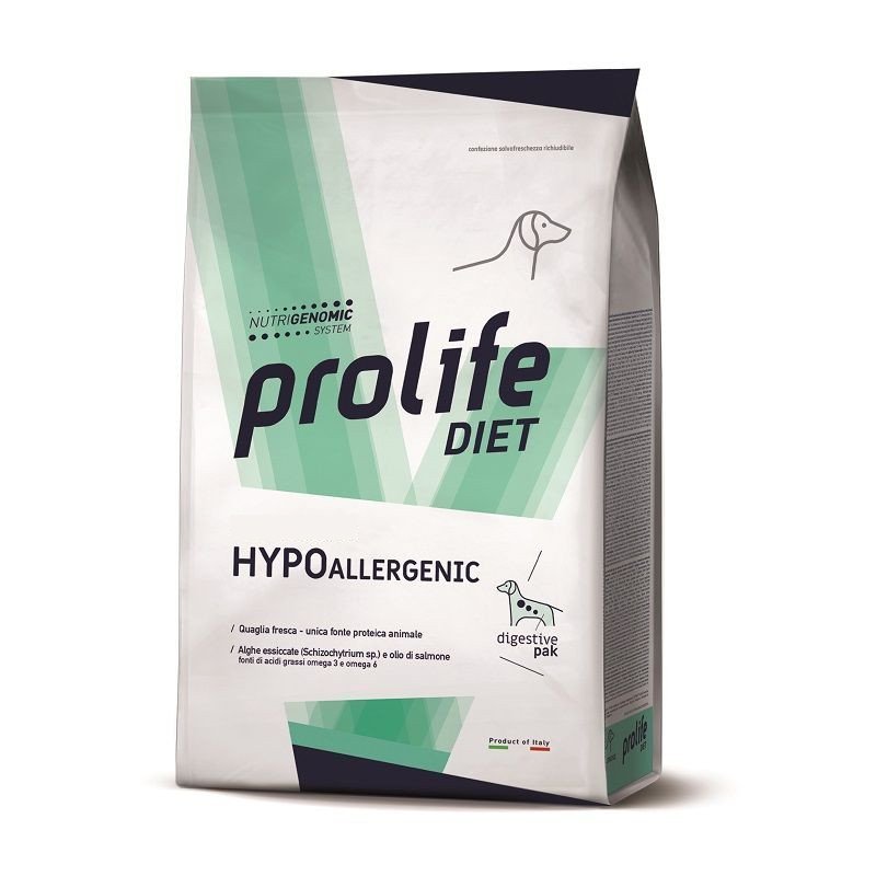 Prolife diet Hypoallergenic Mini 5kg crocchette dietetiche cane