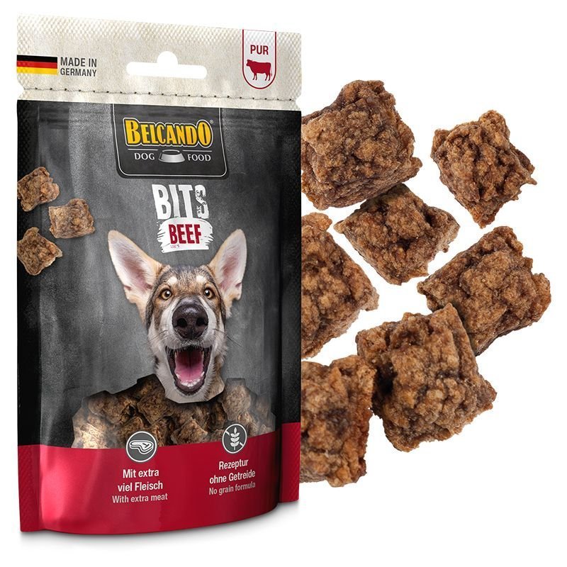 Belcando Bits al Manzo 90g snack per cani