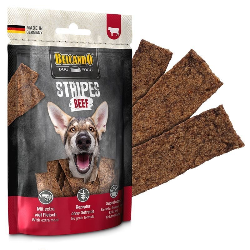 Belcando Stripes al Manzo 90g snack per cani