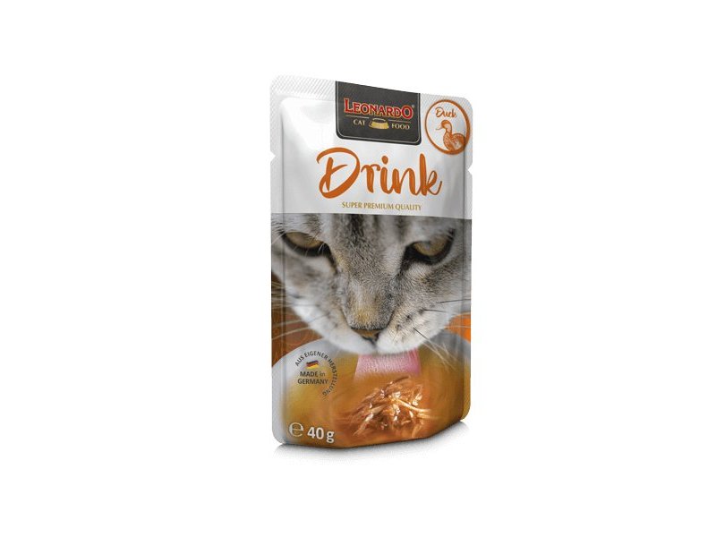 Leonardo Drink Anatra 40g supporto liquido per gatti Leonardo Drink Anatra 40g supporto liquido per gatti