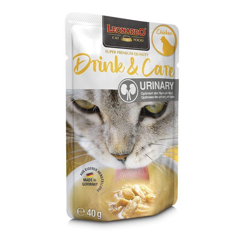 Leonardo Drink & Care Urinary 40g supporto liquido per gatti