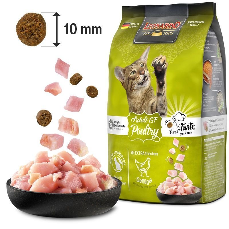 Leonardo Adut Grain Free Pollo crocchette gatto