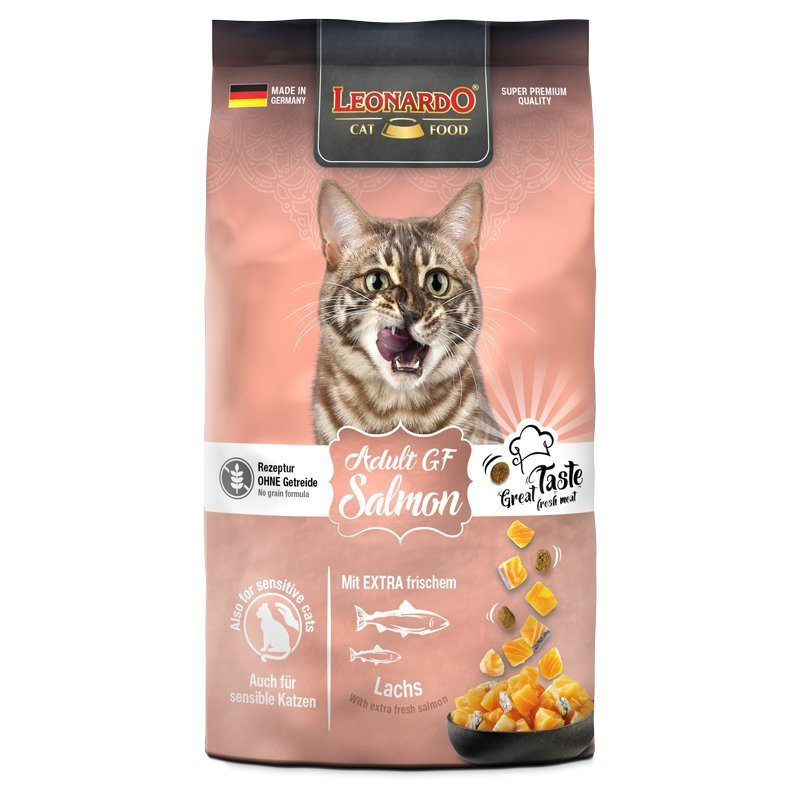 Leonardo Adut Grain Free Salmon crocchette gatto