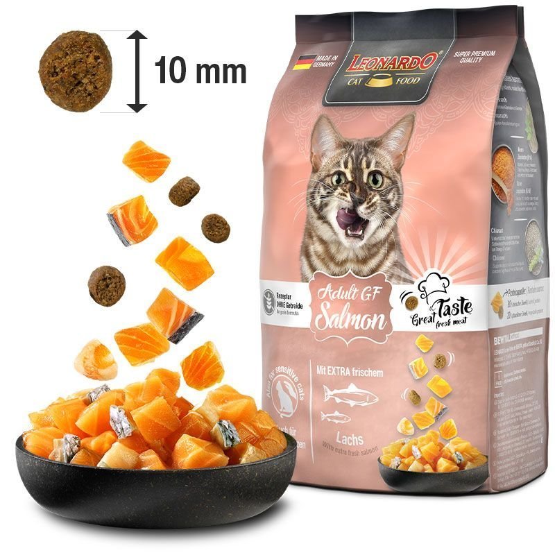 Leonardo Adut Grain Free Salmon crocchette gatto
