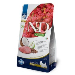 N&D Senior Mini Agnello, Quinoa e Mela 1,5kg grain free crocchette cane