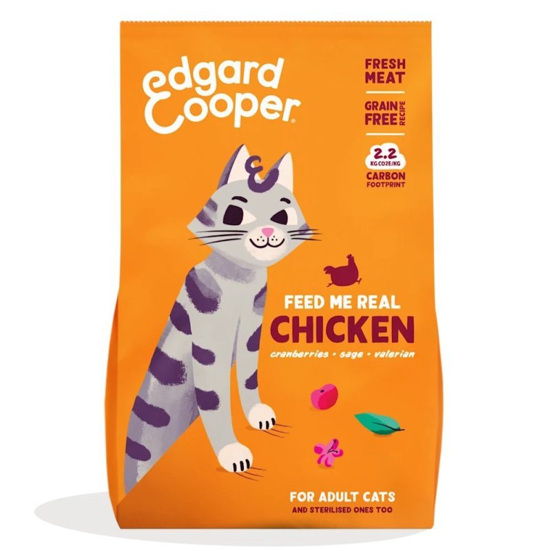 Edgard&Cooper Pollo fresco crocchette gatto