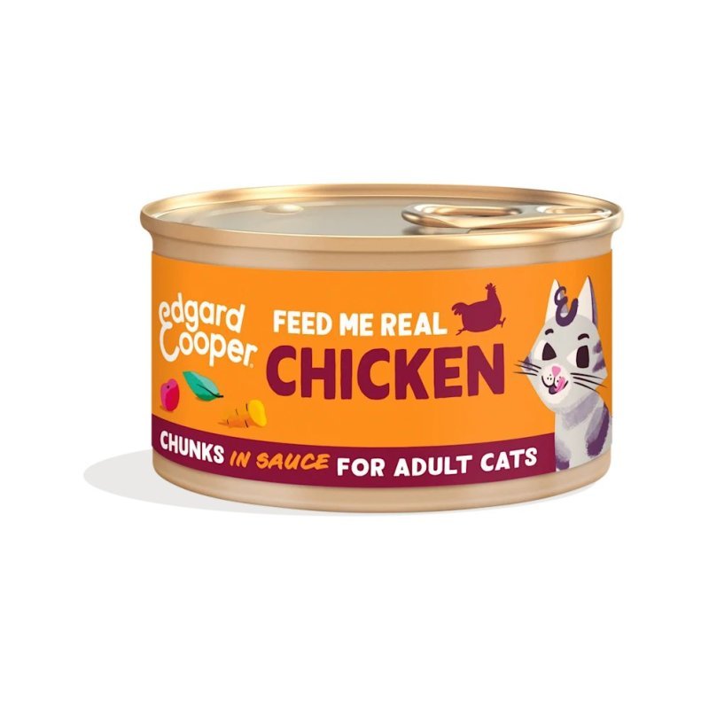 Edgard&Cooper Adult Pollo 85g umido gatto