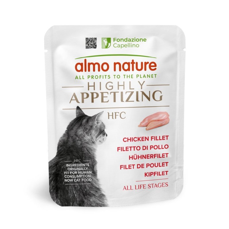 Almo Nature HFC Highly Appetizing Filetto di Pollo 50g umido gatto