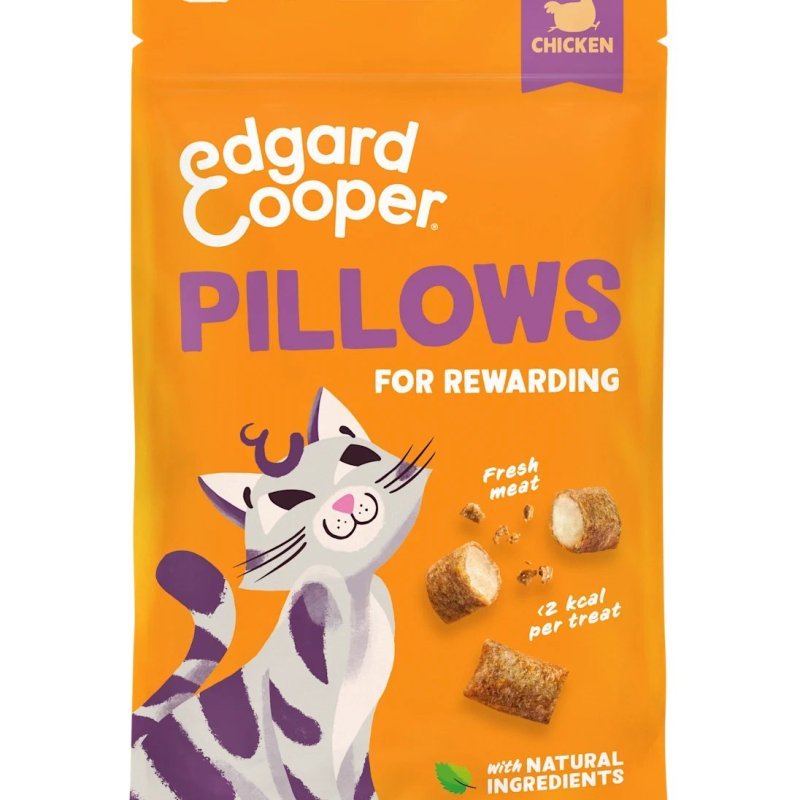 Edgard&Cooper Pillows al Pollo 60g snack gatto