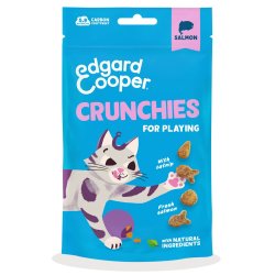 Edgard&Cooper Crunchies al Salmone 50g snack gatto