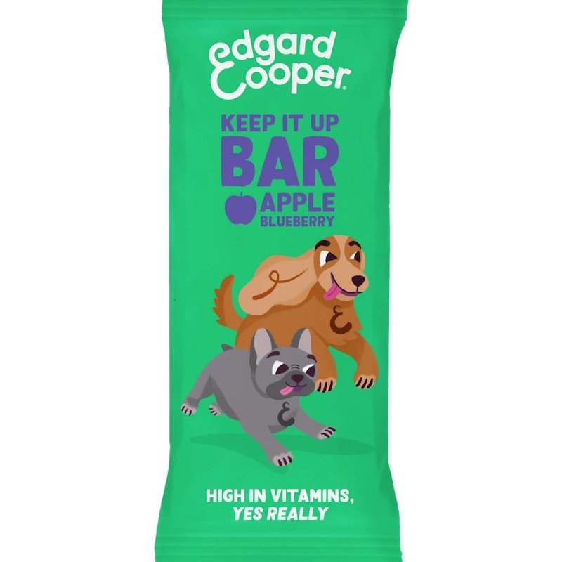 Edgard&Cooper Barretta Mela e Mirtilli 30g snack per cani