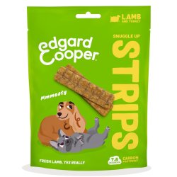 Edgard&Cooper Strips Agnello e Tacchino 75g snack per cani