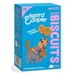 Edgard&Cooper Biscotti Salmone e Pollo 400g snack per cani