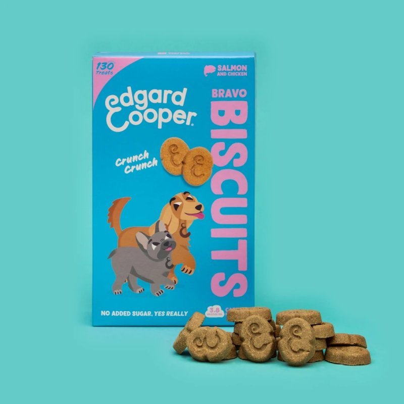 Edgard&Cooper Biscotti Salmone e Pollo 400g snack per cani