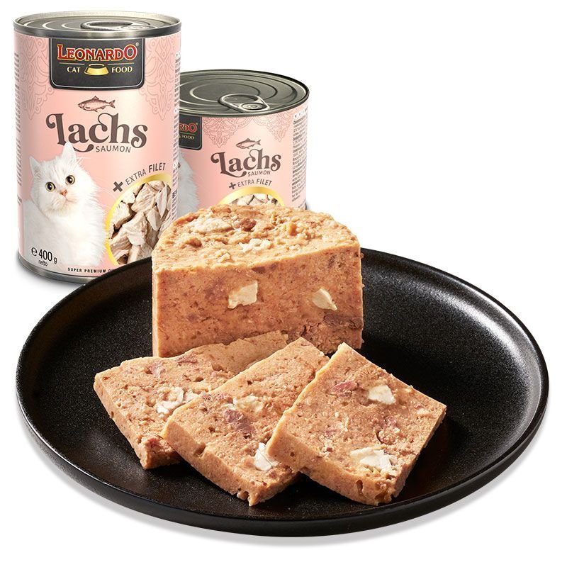 Leonardo Salmone con Filetto Extra 200g umido per gatti