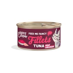 Edgard&Cooper Adult Fillets Tonno e Pollo 70g umido gatto