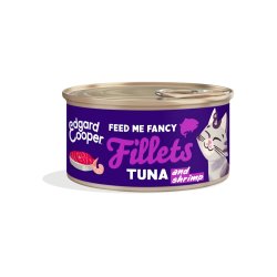 Edgard&Cooper Adult Fillets Tonno e Gamberetti 70g umido gatto