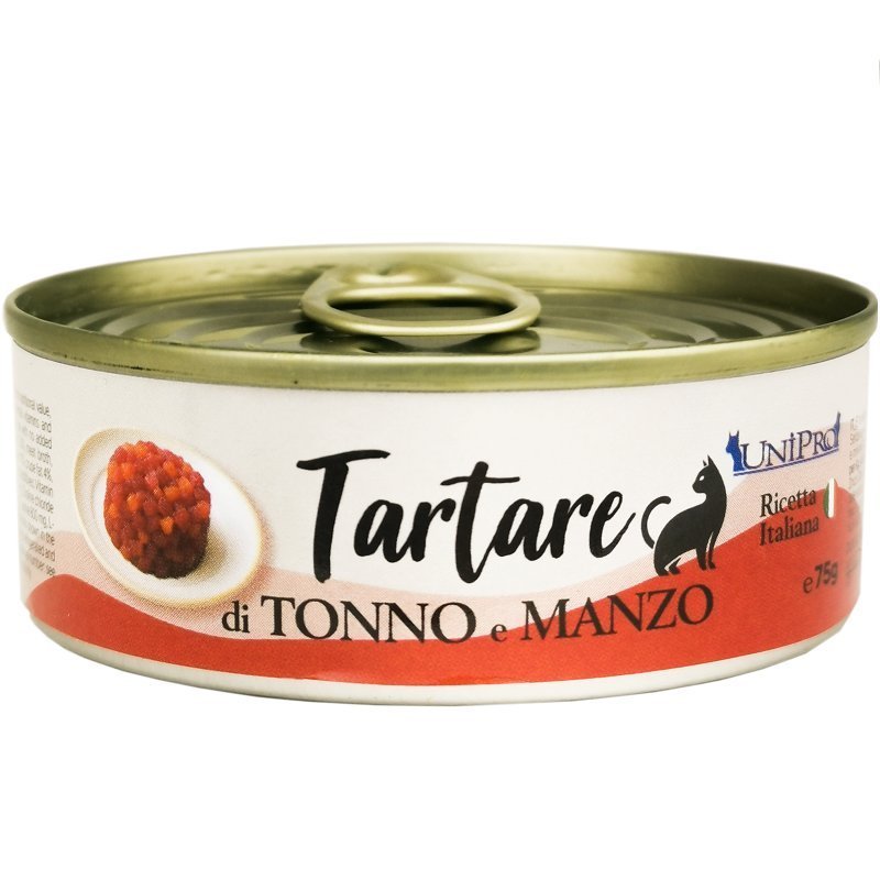 UniPro Tartare di Tonno e Manzo 75g umido gatto