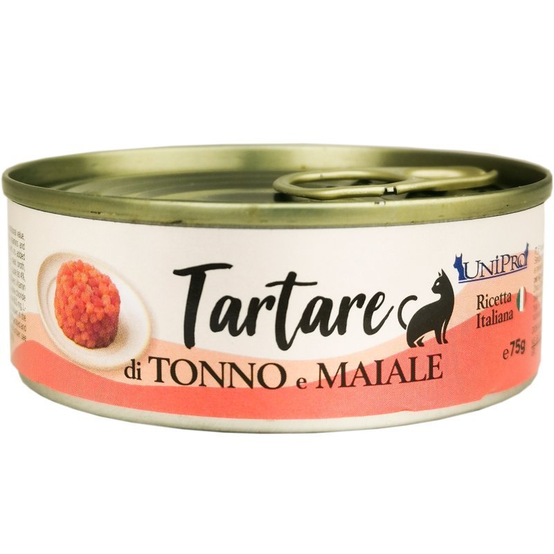 UniPro Tartare di Tonno e Maiale 75g umido gatto