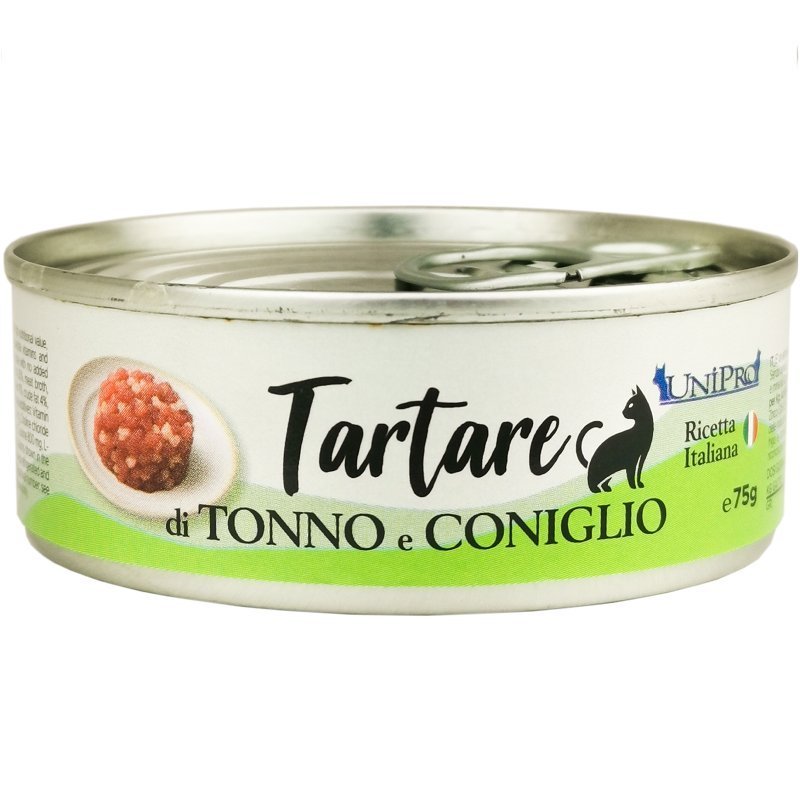 UniPro Tartare di Tonno e Coniglio 75g umido gatto