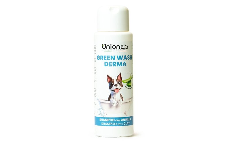 Union Bio Green Wash Derma Shampoo rigenera cute per cani