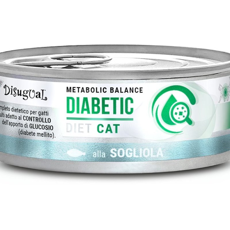 Disugual Diabetic Sogliola 85g umido dietetico gatto
