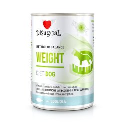 Disugual Weight Sogliola 400g umido dietetico cane