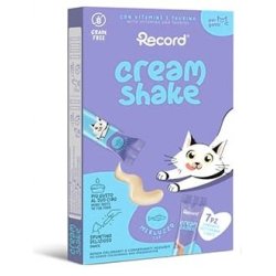 Record Cream Shake Merluzzo 7pz snack cremosi monodose per gatti