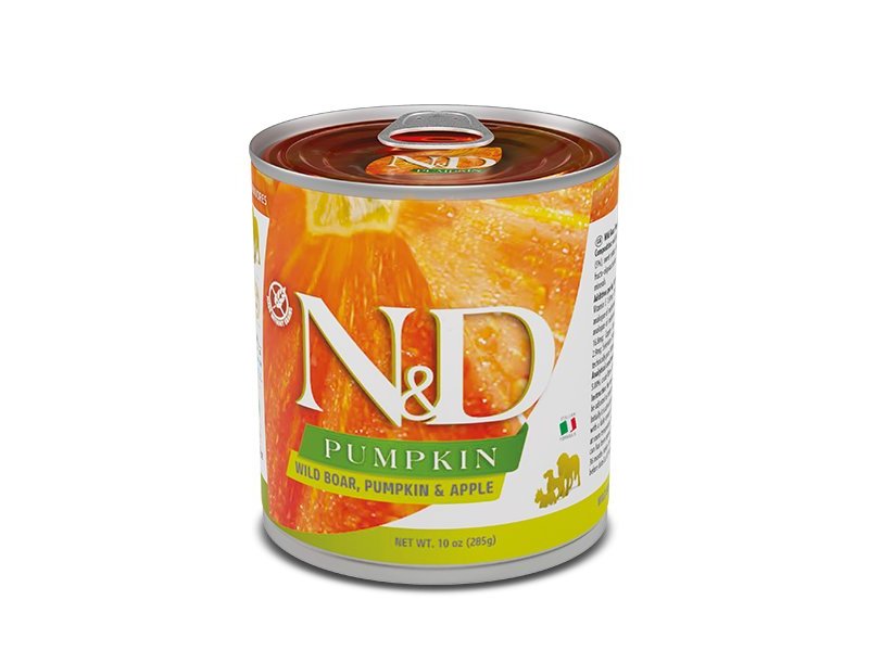 N&D Pumpkin Cinghiale Zucca e Mela 285g umido cane