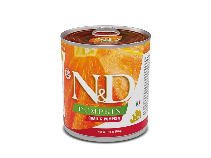N&D Pumpkin Quaglia e Zucca 285g umido cane