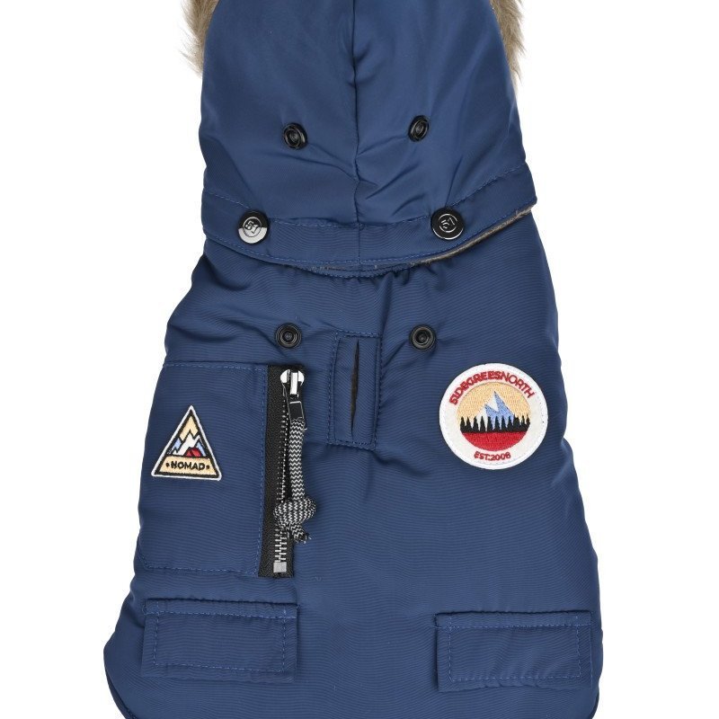 51DN Aspen Coat Navy capottino per cani