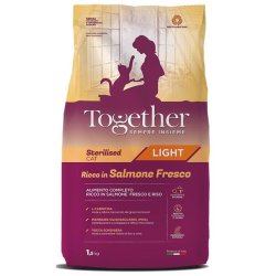 Together Light Sterilised Cat Salmone fresco e riso crocchette gatto