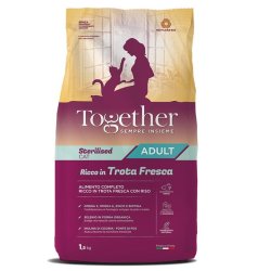 Together Sterilised Cat Trota fresca e riso crocchette gatto
