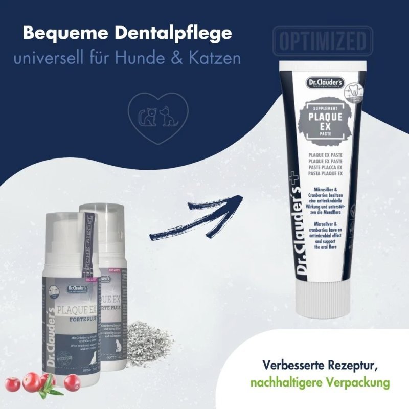Dr. Clauder's Plaque Ex Pasta 100g contro il tartaro per cane e gatto