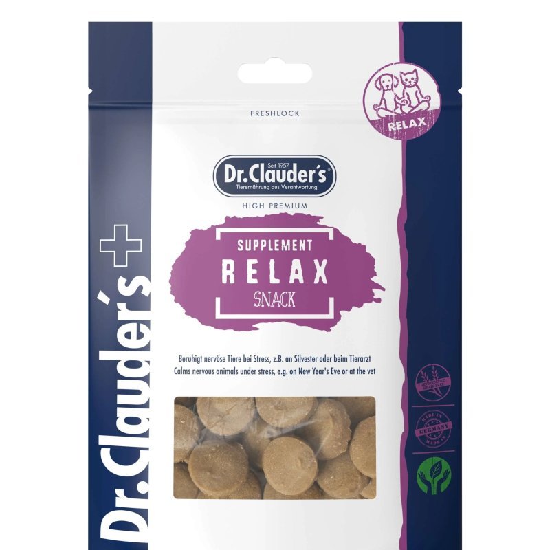 Dr. Clauder's Supplement Snack Relax 150g integratore snack per cani e gatti