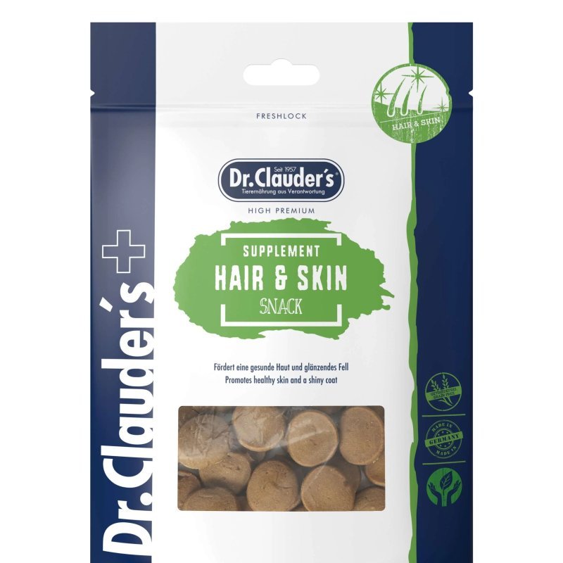 Dr. Clauder's Supplement Snack Hair & Skin 150g integratore snack per cani e gatti