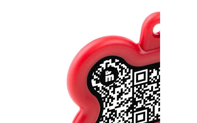 Medaglietta Hushtag Plus QR Code Osso
