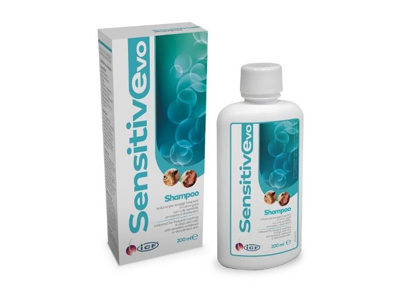 ICF Sensitive Evo Shampoo 200ml shampoo delicato cani e gatti
