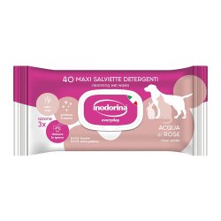 Inodorina Refresh all'Acqua di Rose salviette detergenti 40pz