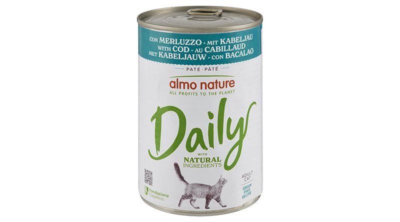 Almo Nature Daily Menu con Merluzzo 400g umido gatto