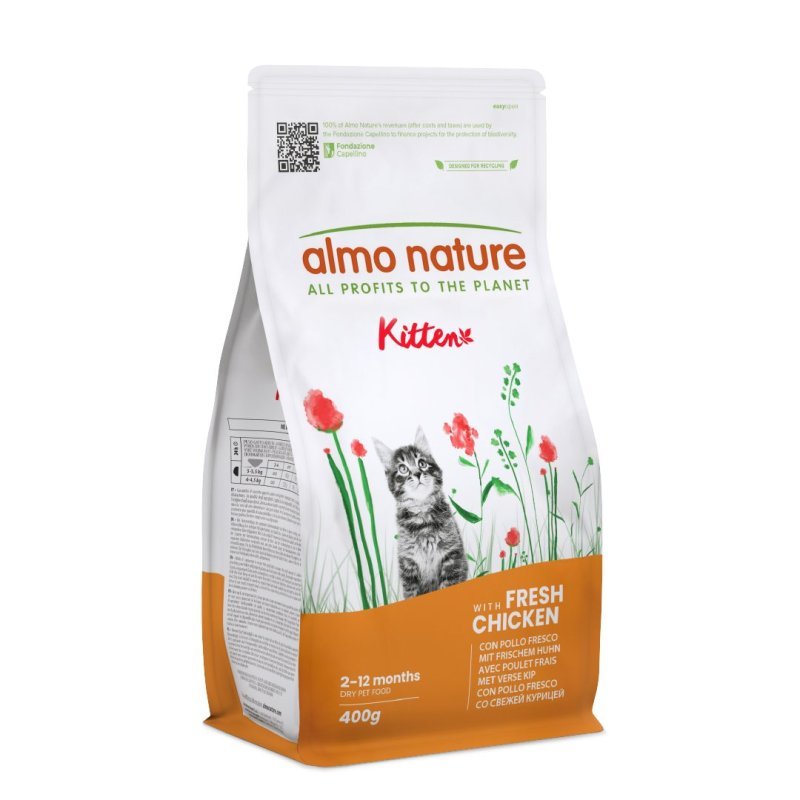 Almo Nature Life Maintenance Kitten Pollo fresco 2kg crocchette gattino