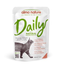 Almo Nature Daily Tonno e Salmone 70g umido gatto