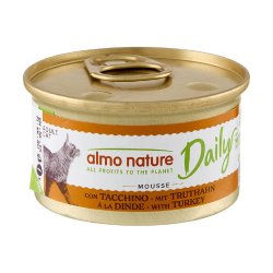 Almo Nature Daily Menù Mousse con tacchino 85g umido gatto