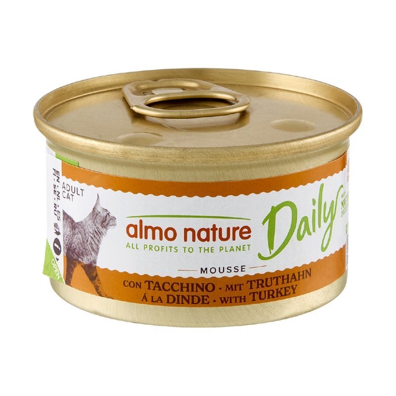 Almo Nature Daily Menù Mousse con tacchino 85g umido gatto