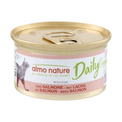 Almo Nature Daily Menù Mousse con salmone 85g umido gatto
