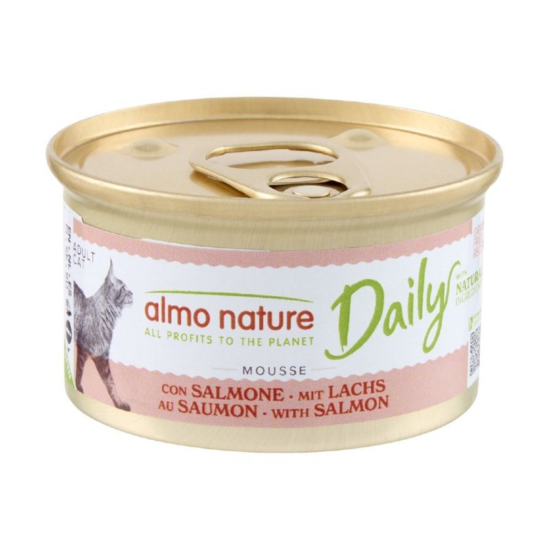 Almo Nature Daily Menù Mousse con salmone 85g umido gatto