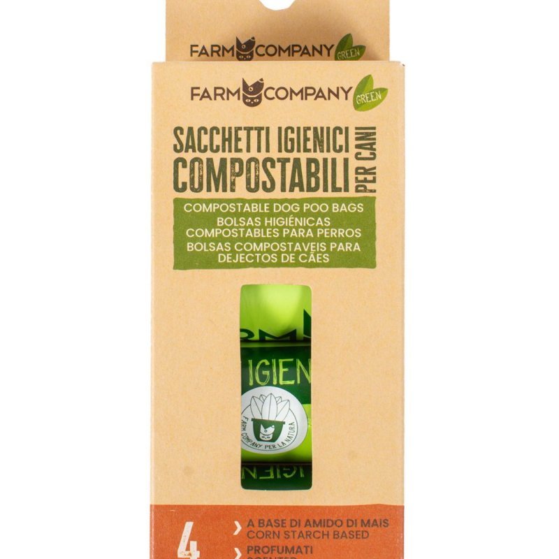 Farm Company Sacchetti Igienici Compostabili - AquaZooMania Shop
