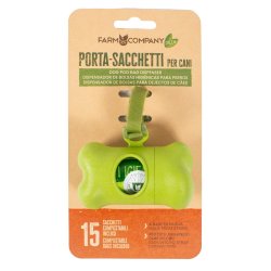 Farm Company Portasacchetti Biodegradabile Con Sacchetti Compostabile
