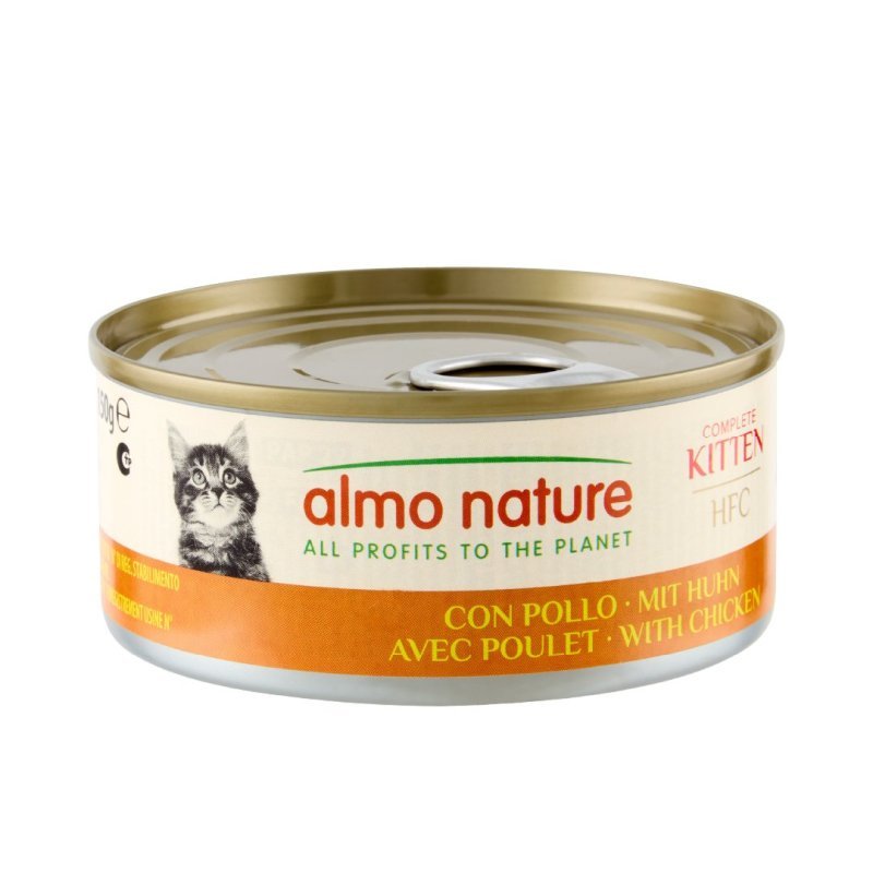 Almo Nature HFC Complete Kitten Pollo 150g umido gattino