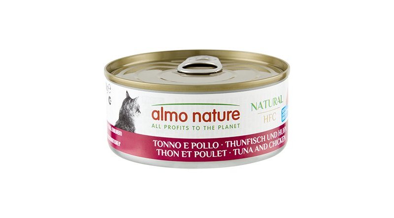 Almo Nature HFC Natural Tonno e Pollo 150g umido gatto